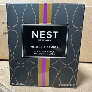 NEST MOROCCAN AMBER 8.1 OZ SCENTED CANDLE (BRAND NEW IN SEALED BOX)